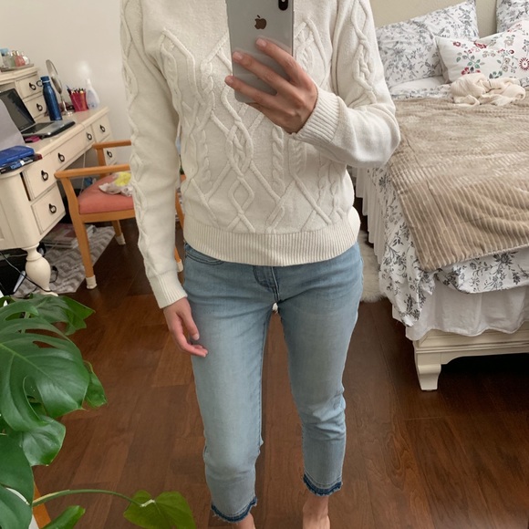 LOFT white sweater - Picture 7 of 7